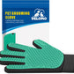 DELOMO Pet Hair Remover Glove – Five Finger Deshedding Grooming Glove for Dogs & Cats