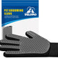 DELOMO Pet Hair Remover Glove – Five Finger Deshedding Grooming Glove for Dogs & Cats