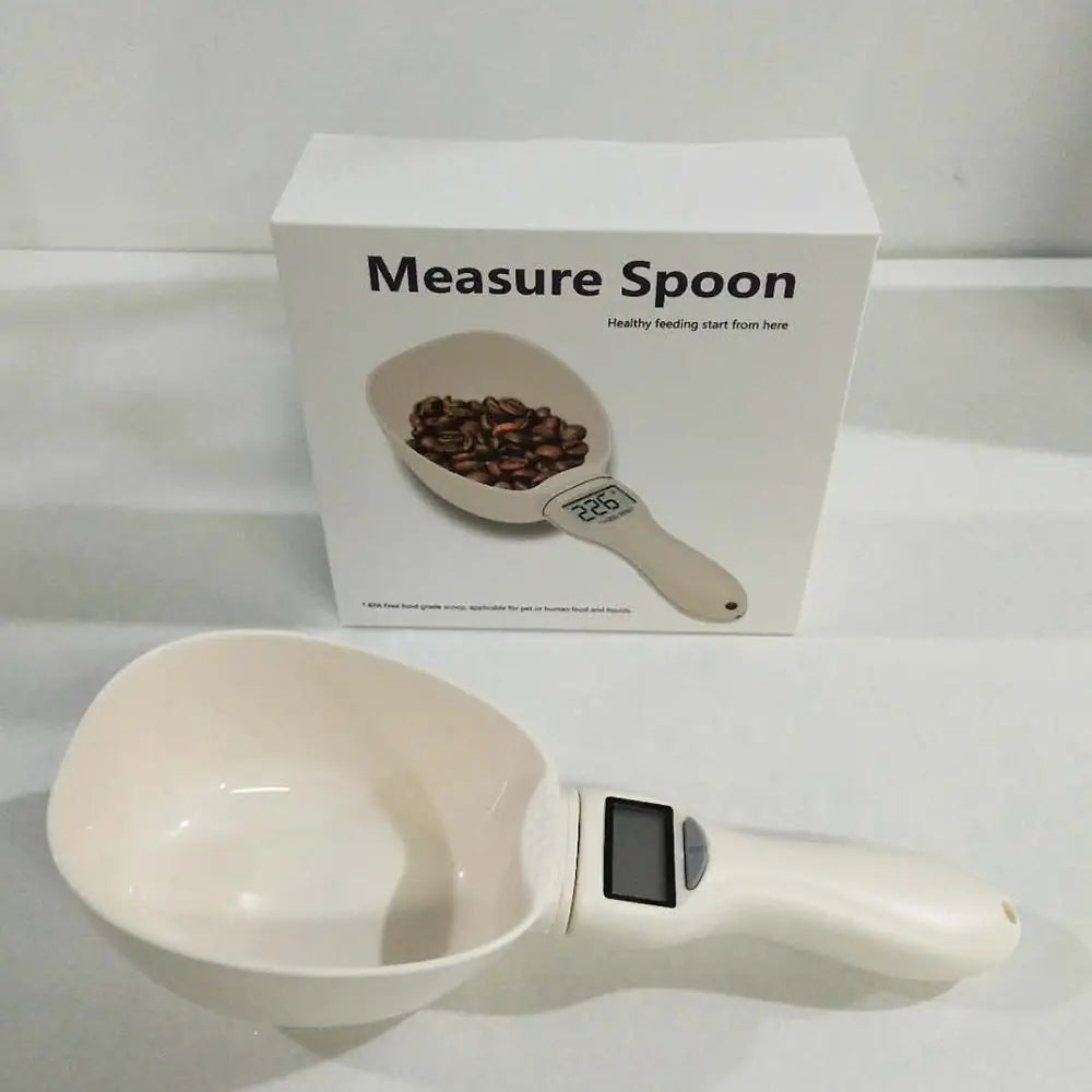 Pet Food Measuring Spoon – Digital Portion Control for Dogs & Cats