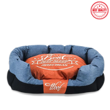 Teflon Easy-Clean Square Pet Bed – For Small & Medium Dogs or Cats
