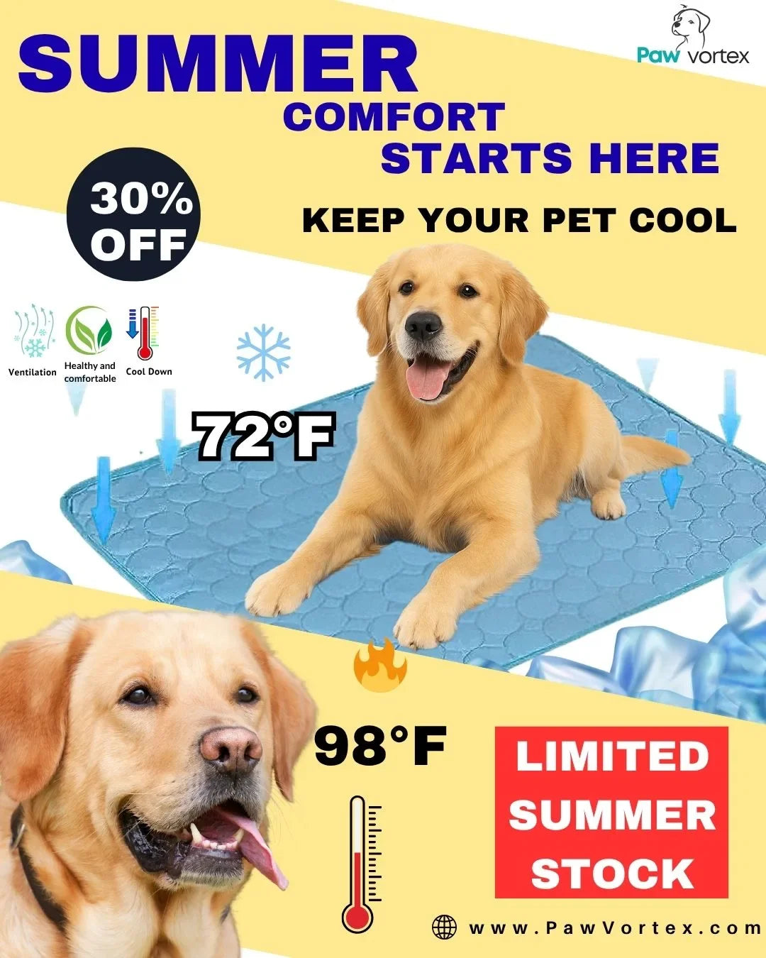Self-Cooling Pet Mat – Keep Your Pet Comfortable This Summer