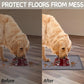 MateeyLife Silicone Cat & Dog Food Mat – Waterproof, Anti-Slip, Raised Edge Pet Feeding Mat