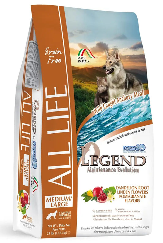 Legend All Life Stages Dog Food, 25lb - Nutritious Complete Diet for Optimal Health
