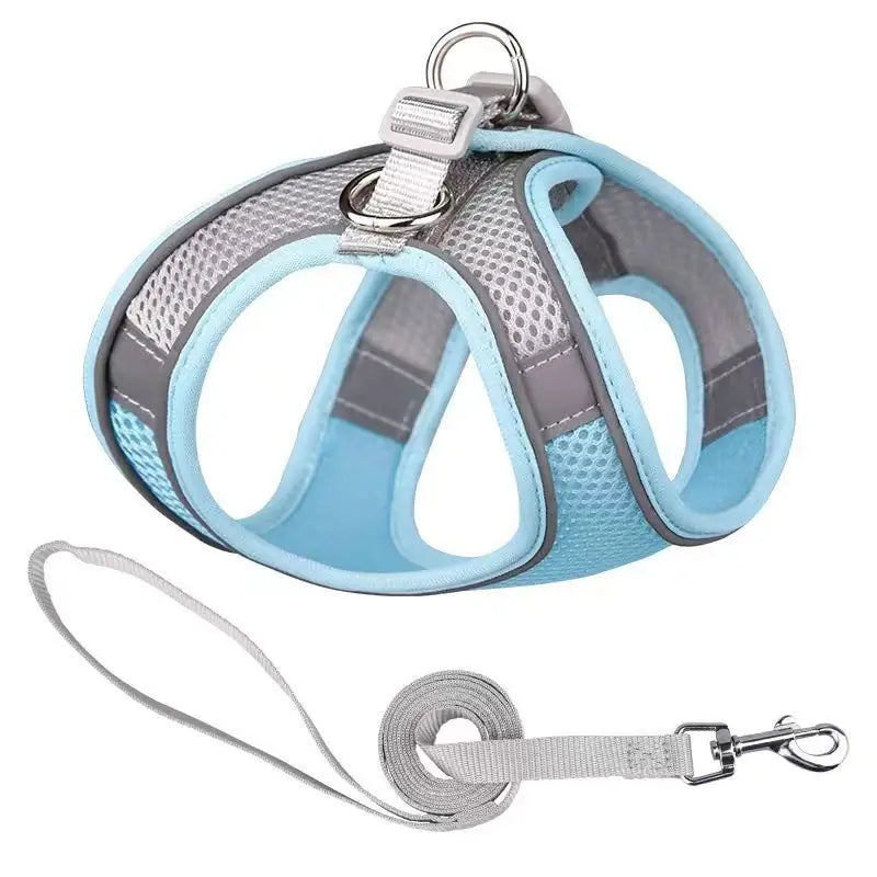 Adventure-Flow Reflective Harness & Leash Set