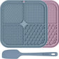 ChefAide 2 Pack Lick Mat for Dogs & Cats with Suction Cups – Slow Feeder, Anxiety Relief