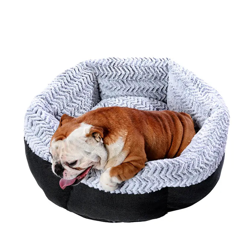 Hexagon Haven - Plush Pet Bed & Crate Mat