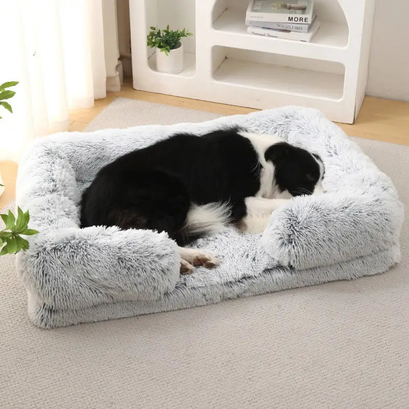 Plush Round Pet House – Winter Bed for Cats & Dogs
