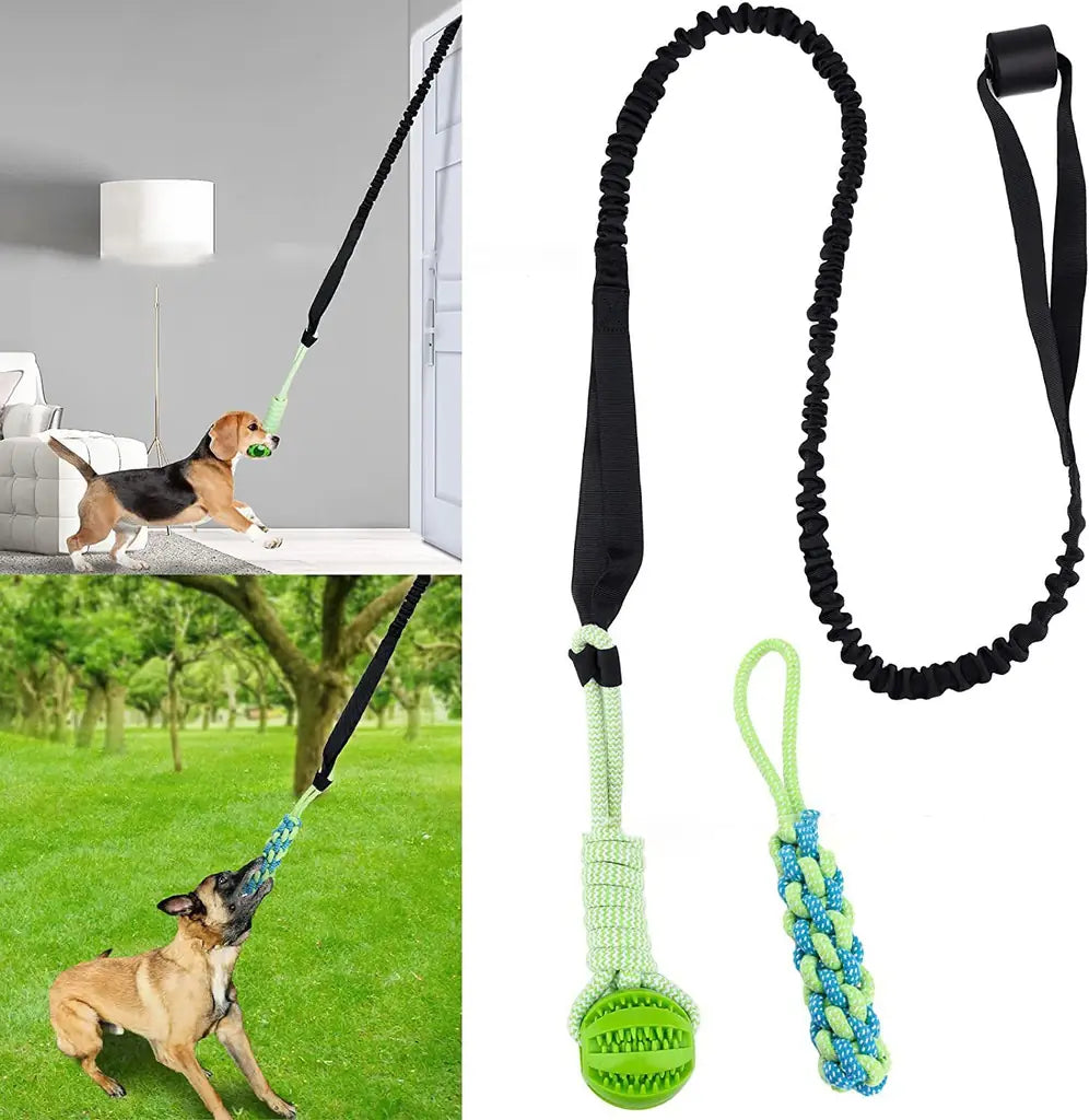 Dog Tug Toy – Teeth-Cleaning Chew Rope Pull Toy