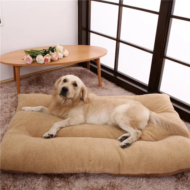 Removable & Washable Large Dog Bed – Ideal for Golden Retrievers