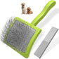 Extra-Long Pin Slicker Brush & Comb Set for Dogs | Doodles & Double Coats