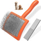 Extra-Long Pin Slicker Brush & Comb Set for Dogs | Doodles & Double Coats
