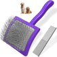 Extra-Long Pin Slicker Brush & Comb Set for Dogs | Doodles & Double Coats