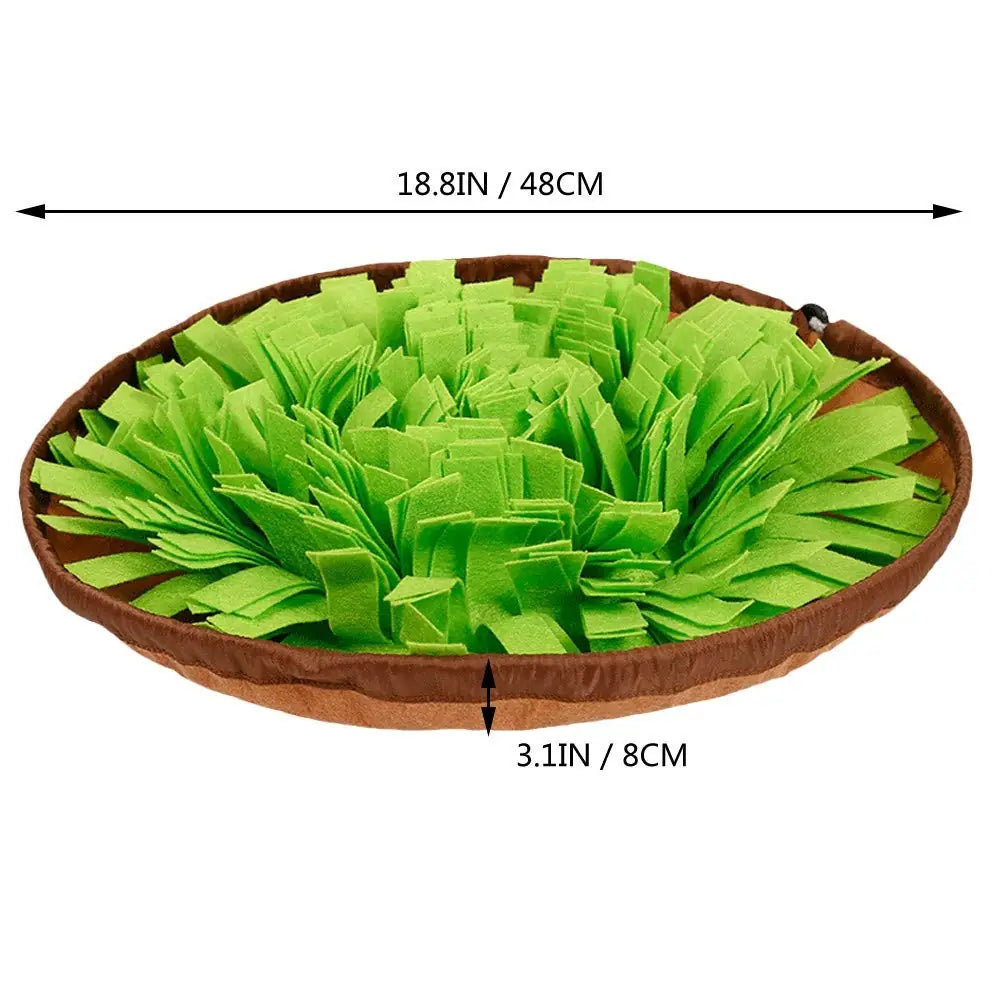 AWOOF Dog Snuffle Mat for Dogs & Cats – Interactive Foraging Nose Work Feeding Game