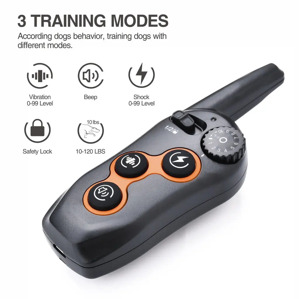 Rechargeable Dog Training Remote – Waterproof & Long-Range Control