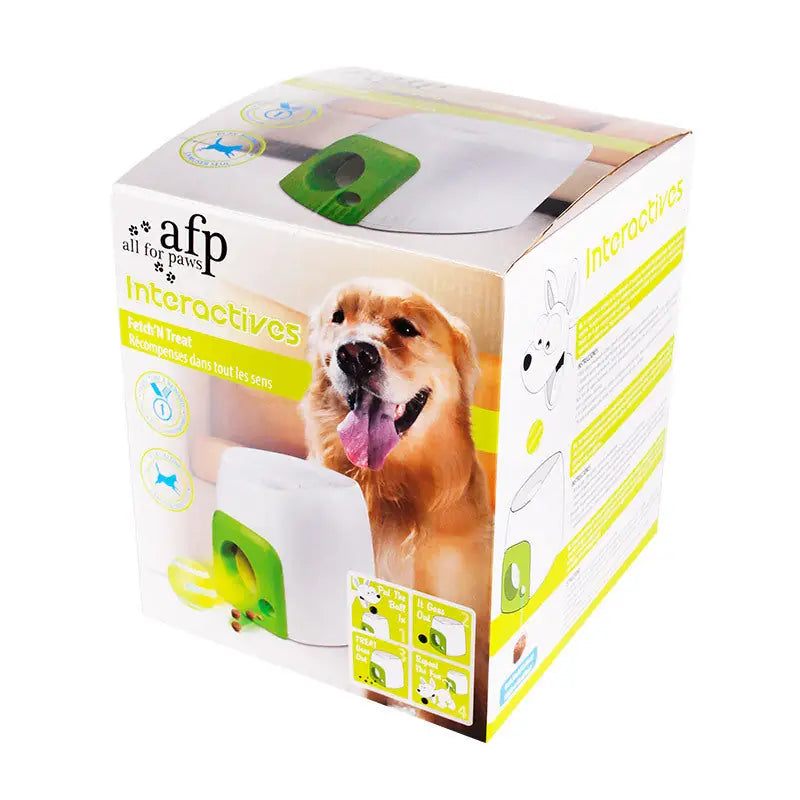 Dog Cat Treat Dispenser Tennis Ball – Food Reward Machine, No Electricity Needed