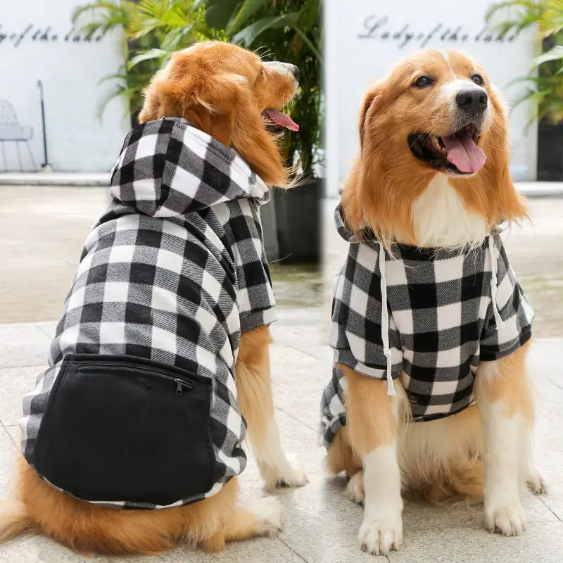 Adventure Ready Hoodie - Fleece-Lined Dog & Cat Sweater with Zipper Pocket