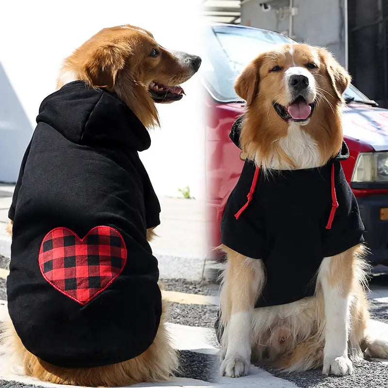 Adventure Ready Hoodie - Fleece-Lined Dog & Cat Sweater with Zipper Pocket