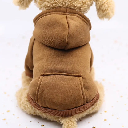 Urban Explorer Hoodie - Denim Pocket Pet Sweater
