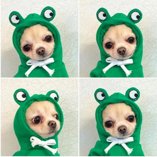 Cozy Critter Hoodie - Fleece Pet Sweater with Fun Design