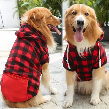 Adventure Ready Hoodie - Fleece-Lined Dog & Cat Sweater with Zipper Pocket