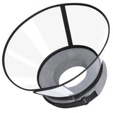 Sponge Core Dog Recovery Donut Collar – Soft Cone Alternative with Clear Vision Shield