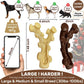 SIHRMIU 2 Pack Dog Chew Toys for Aggressive Chewers – Nylon Bone for Medium & Large Breeds, Teeth Cleaning