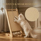 Cat Scratching Post with Sisal Rope & Teaser Balls – Wooden Frame Claw Care Toy