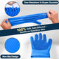 Bath Brush Finger Toothbrush for Dogs & Cats – Silicone Grooming Gloves Kit