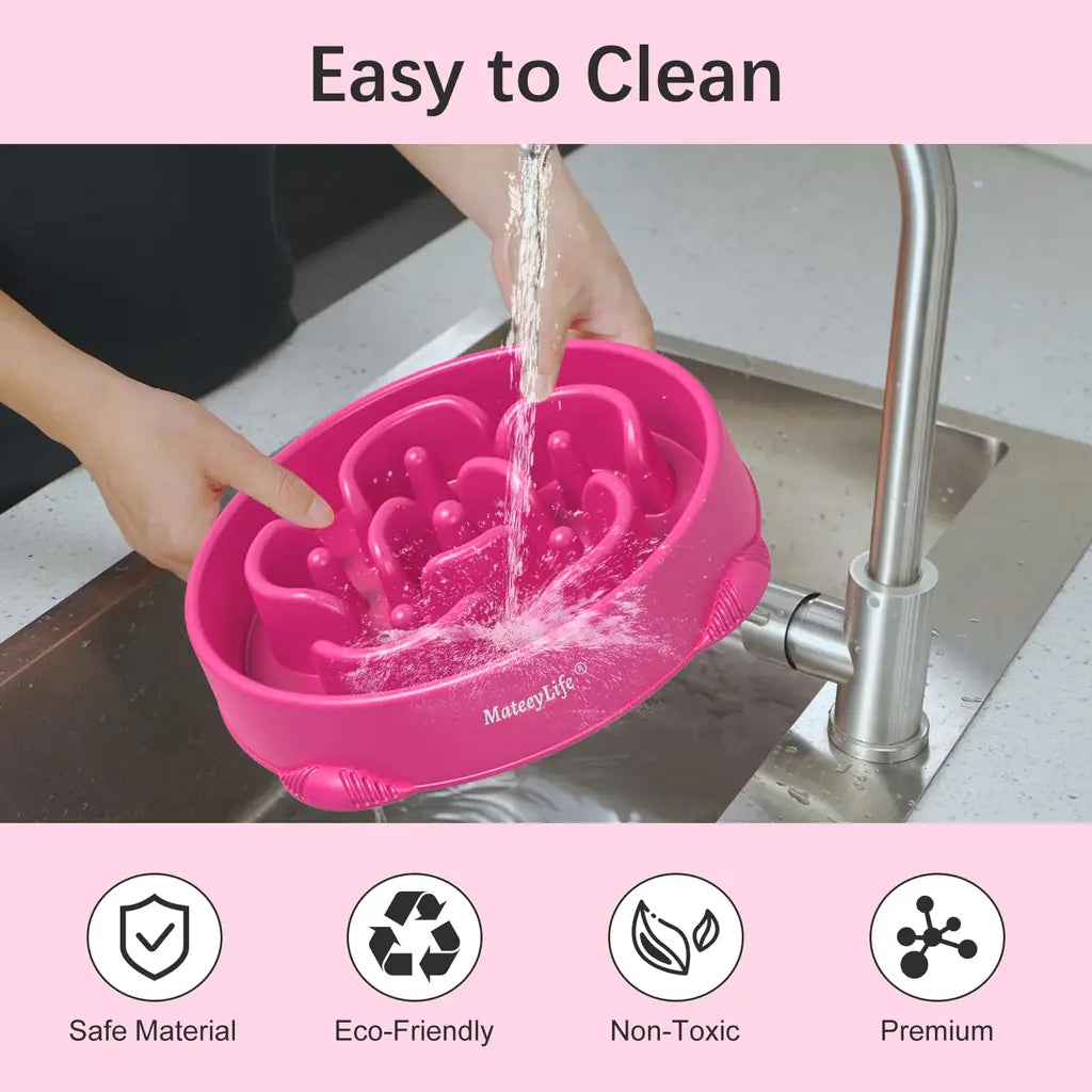 Choking Puzzle Cat Food Bowls That Protect Against Bloat