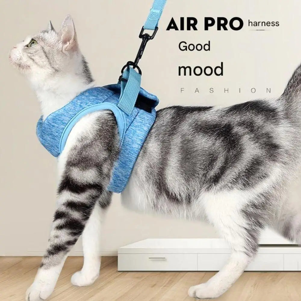Adjustable Cat Harness & Leash – Secure Chest Strap