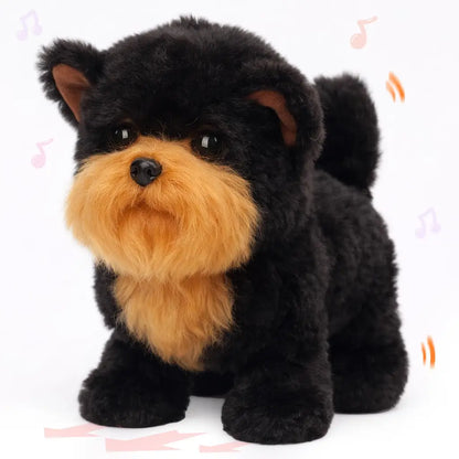 Hopearl Walking Interactive Electronic Pet Plush Toy – Woof, Nodding Head & Wagging Tail, 7'' – Gifts for Toddlers