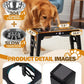 Elevated Dog Bowl Slow – Anti Bloat & Adjustable Dog Feeder