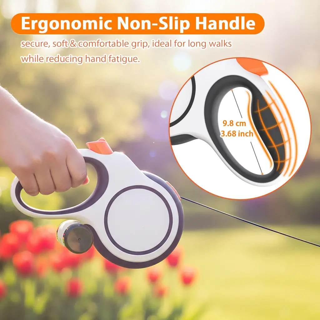 Retractable Dog Leash 26ft Heavy-Duty for Medium & Large Dogs – Meegood