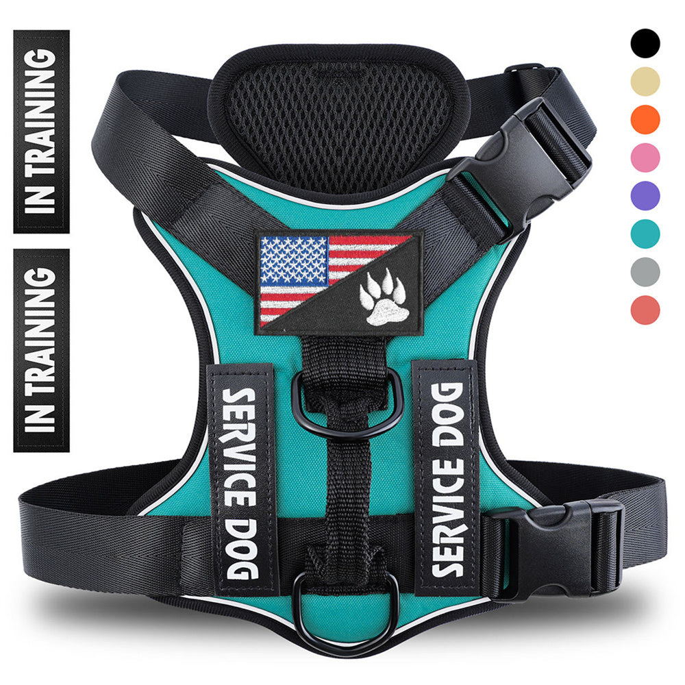 Reflective Dog Harness — Adjustable, Breathable, 6 Colors