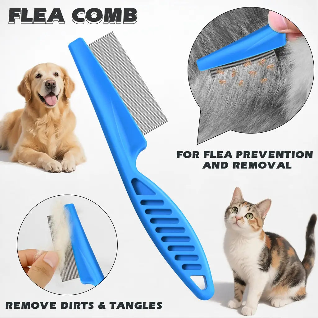 Dematting Tool Deshedding Brush: Stop Mats & Shedding | 3PCS