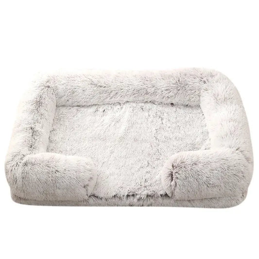 Plush Round Pet House – Winter Bed for Cats & Dogs