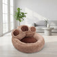 Cozy Bear Paw Pet Bed & Blanket Set