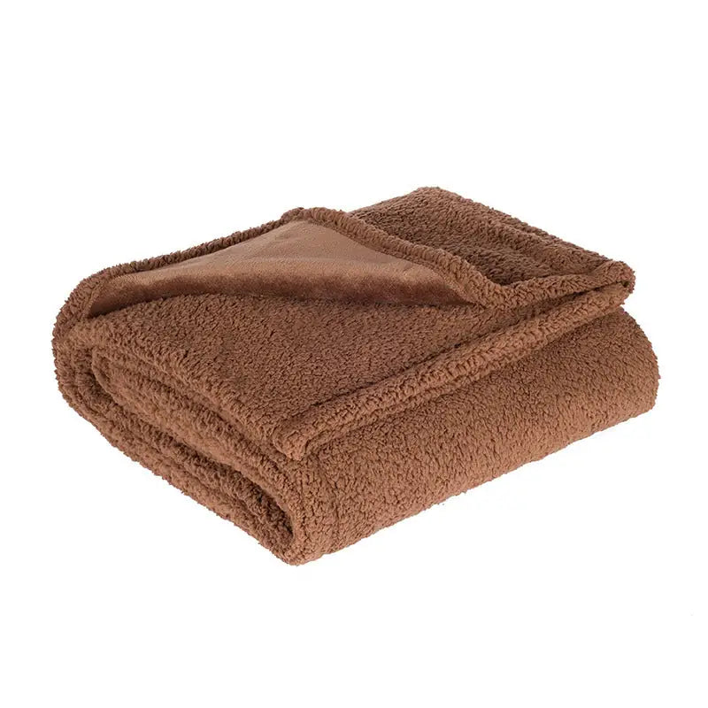 Waterproof & Urine-Proof Pet Blanket – Thick Flannel Comfort Mat
