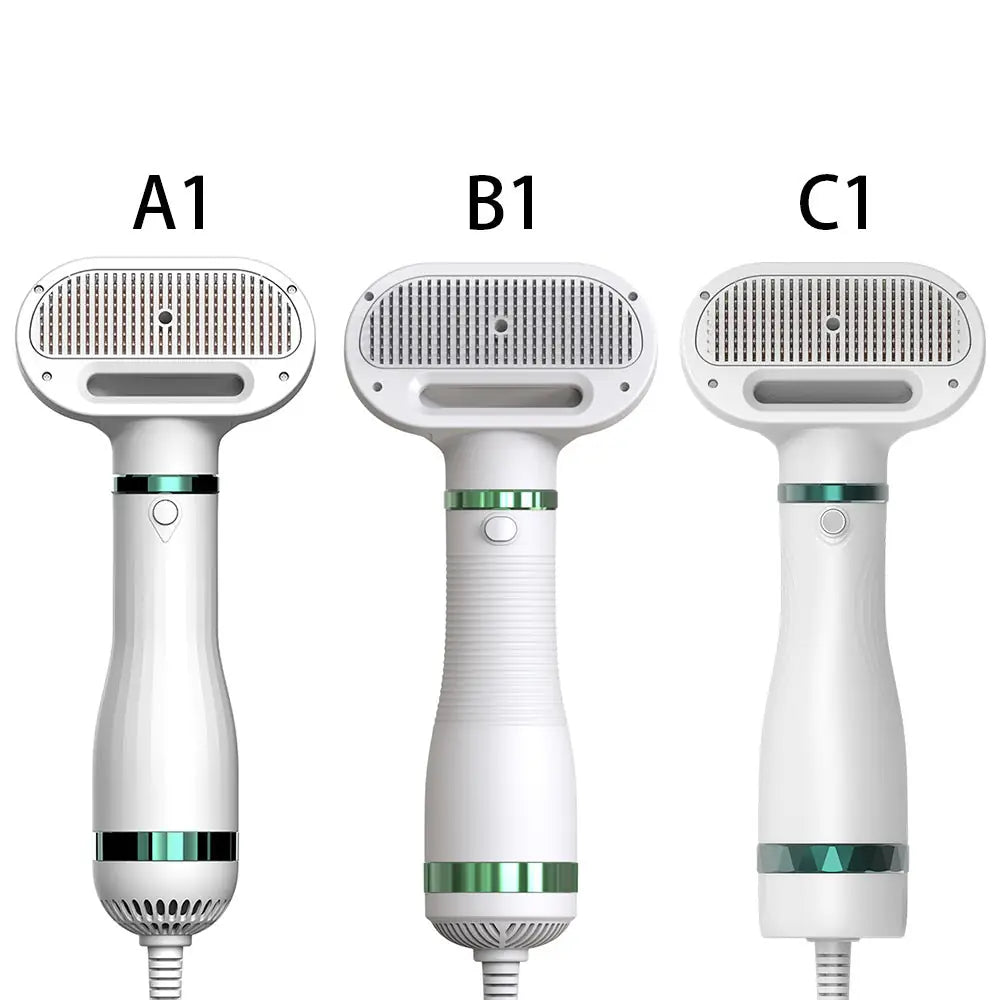 2-in-1 Pet Hair Dryer & Comb – Fast Grooming for Cats & Dogs
