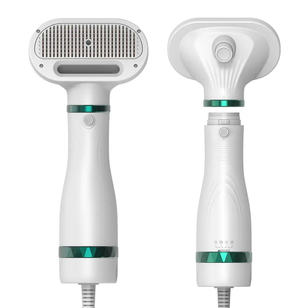 2-in-1 Pet Hair Dryer & Comb – Fast Grooming for Cats & Dogs