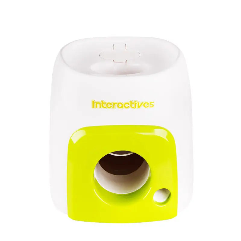 Dog Cat Treat Dispenser Tennis Ball – Food Reward Machine, No Electricity Needed