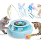 Automatic Cat Teaser Turntable Toy – Interactive Self-Entertainment for Cats