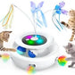 Automatic Cat Teaser Turntable Toy – Interactive Self-Entertainment for Cats