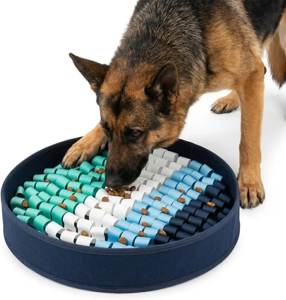 Adjustable Dog Snuffle Mat - Interactive Slow Feed Puzzle