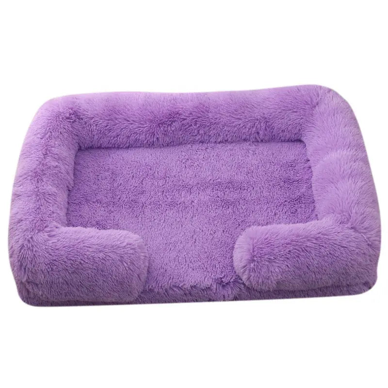 Plush Round Pet House – Winter Bed for Cats & Dogs