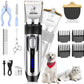 Dog Grooming Clippers Kit — Cordless Rechargeable Pet Hair Trimmer by Gooad