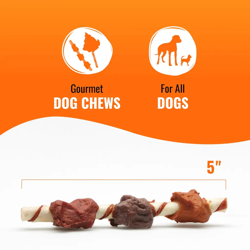 Good 'N' Fun Triple Flavor Kabob Chews for Dogs