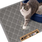 GORILLA GRIP Cat Litter Box Mat, Cushioned Coil Mesh Litter Trapping Mat, Scatter Control, Phthalate Free, Ultra Deep Catch Grooves, Easy Clean