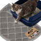 GORILLA GRIP Cat Litter Box Mat, Cushioned Coil Mesh Litter Trapping Mat, Scatter Control, Phthalate Free, Ultra Deep Catch Grooves, Easy Clean