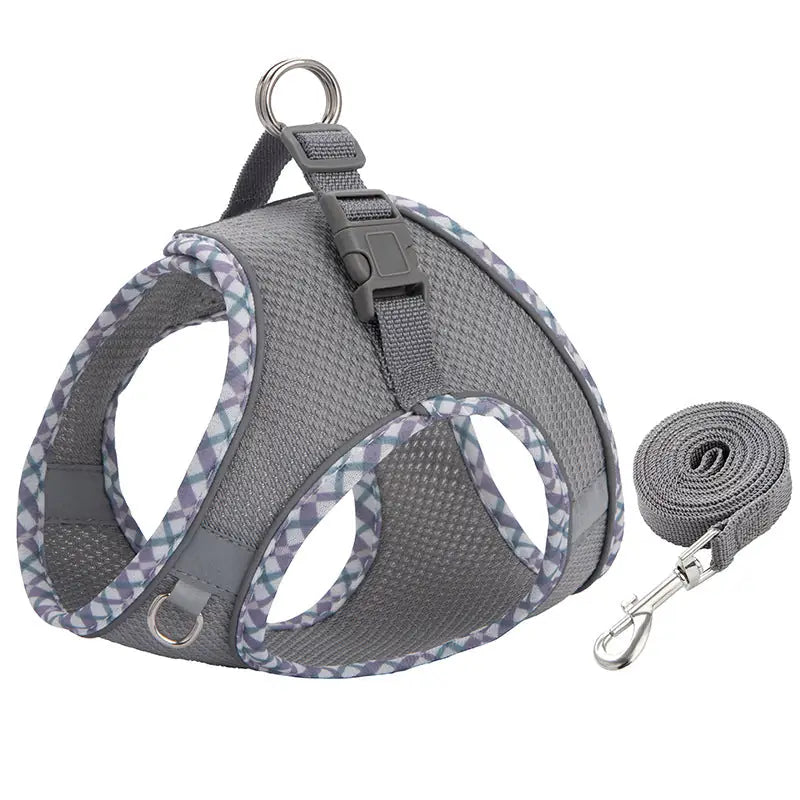 Adventure-Flow Reflective Harness & Leash Set